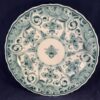 Delfts groen wandbord Ø 29,6 cm, Porceleyne fles Delft in de kleur zeegroen