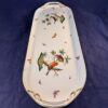 Herend Rothschild bird lange cakeschaal 50 x 17,5 cm