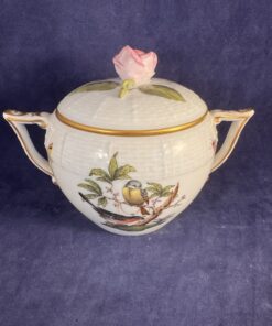 Herend Rothschild bird suikerpot met deksel