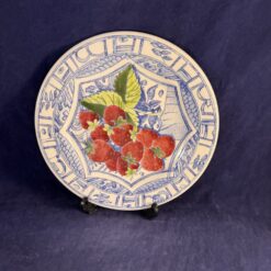 Gien 'oiseau bleu au fruit' ontbijtbord