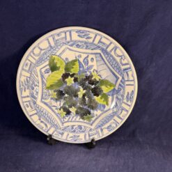 Gien 'oiseau bleu au fruit' ontbijtbord