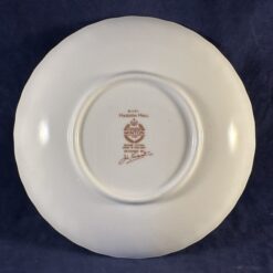Minton Haddon Hall green edge theekop en schotel, Ø 9 cm, hoog 6 cm. - Afbeelding 3