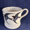 Emma Bridgewater 'Birds' mok 'Swallow' hoog 7,3 cm, Ø 7,3 cm.