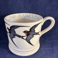 Emma Bridgewater 'Birds' mok 'Swallow' hoog 7,3 cm, Ø 7,3 cm.