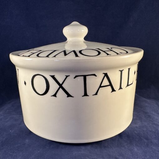 Emma Bridgewater 'Toast and Marmalade' (zwart) ovenschaal met deksel hoog 16 cm Ø 21,5 cm. - Afbeelding 2