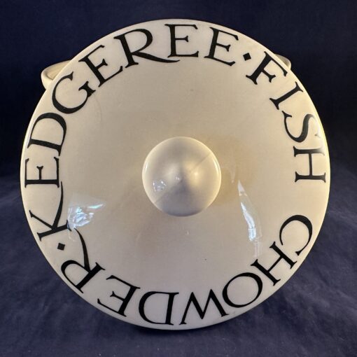 Emma Bridgewater 'Toast and Marmalade' (zwart) ovenschaal met deksel hoog 16 cm Ø 21,5 cm. - Afbeelding 4
