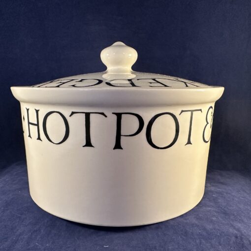 Emma Bridgewater 'Toast and Marmalade' (zwart) ovenschaal met deksel hoog 18 cm Ø 24 cm. - Afbeelding 4