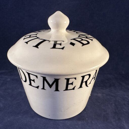 Emma Bridgewater 'Toast and Marmalade' (zwart) suikerpot met deksel hoog 11 cm. - Afbeelding 4