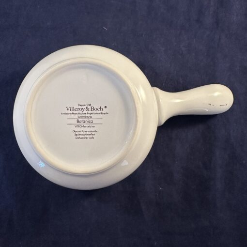 Villeroy en Boch - Botanica sauskom Ø 13,3 cm hoog 5,5 cm. met greep Sinapis arvensis - Afbeelding 3