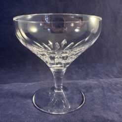 Royal Leerdam 'Ceres' set van 4 kristallen likeurglazen, hoog 7,6 cm Ø 7,3 cm (1967)