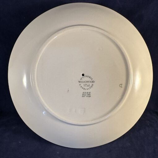 Wedgwood Edme sauskom op voet met vaste schotel hoog 7 cm, Ø 12 cm. - Afbeelding 3