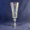 Set van 3 flutes met slijpsel, hoog 19 cm, Ø 6,5 cm. 