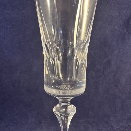 Set van 3 flutes met slijpsel, hoog 19 cm, Ø 6,5 cm.  - Afbeelding 3