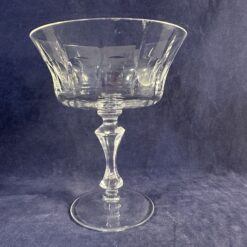 Zwiesel 'Senorita' coupe met slijpsel, hoog 12,6 cm, Ø 10,3 cm. 