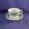 Villeroy & Boch 'Fasan' groene theekop met schotel