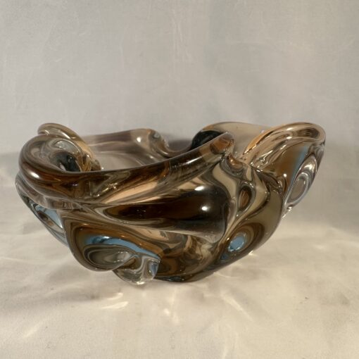Murano schaal hoog 7,5 cm. 17 x 17 cm. - Afbeelding 6