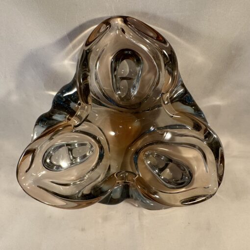 Murano schaal hoog 7,5 cm. 17 x 17 cm. - Afbeelding 4