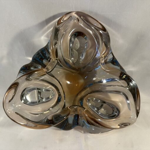 Murano schaal hoog 7,5 cm. 17 x 17 cm. - Afbeelding 3