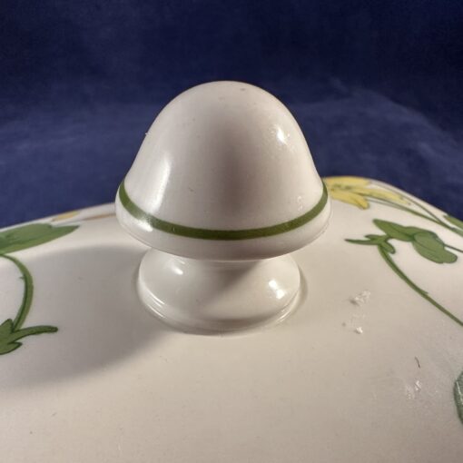 Villeroy en Boch Geranium botervloot hoog 9 cm, 17 x 20,6 cm. - Afbeelding 5