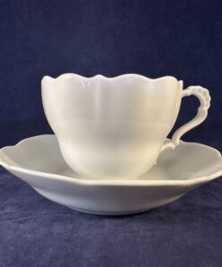 Bavaria Lindner porselein espressokop en schotel,  Ø 6,8 x hoog 5 cm