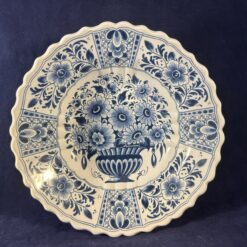 Delfts blauw wandbordschaaltje Ø 18,5 cm, Porceleyne fles Delft
