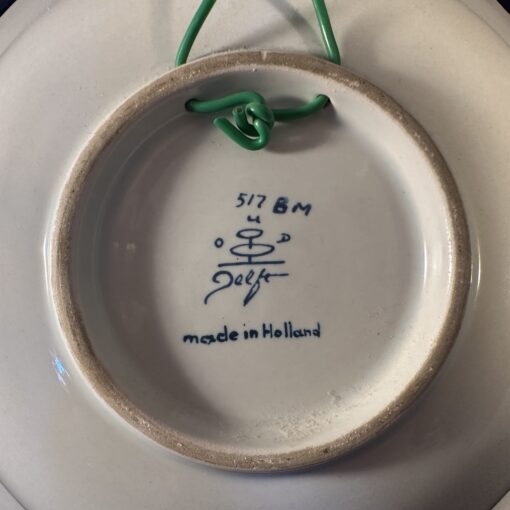 Delfts blauw wandbordschaaltje Ø 18,5 cm, Porceleyne fles Delft - Afbeelding 3