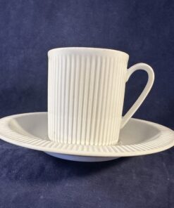 Arzberg Cannelee koffiekop met schotel  Ø kopje 5,7 cm hoog 6,4 cm