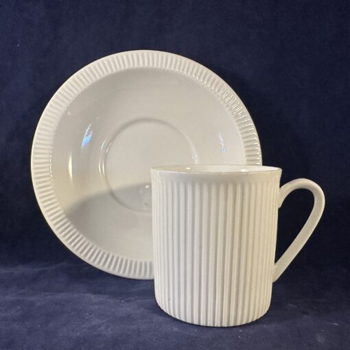 Arzberg Cannelee koffiekop met schotel  Ø kopje 5,7 cm hoog 6,4 cm - Afbeelding 2