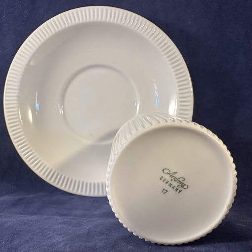 Arzberg Cannelee koffiekop met schotel  Ø kopje 5,7 cm hoog 6,4 cm - Afbeelding 3