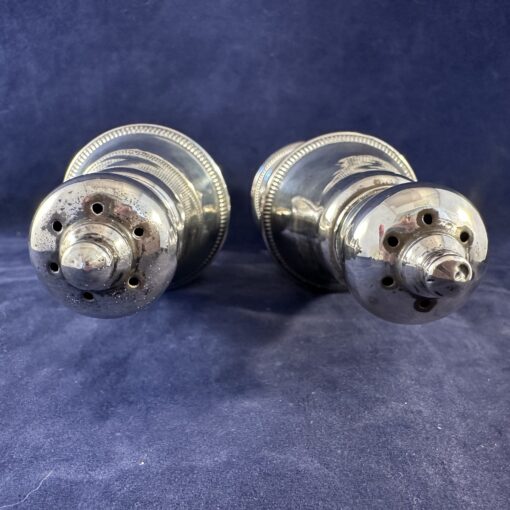 Sterling zilveren peper en zout stel hoog 13,5 cm. - Afbeelding 2