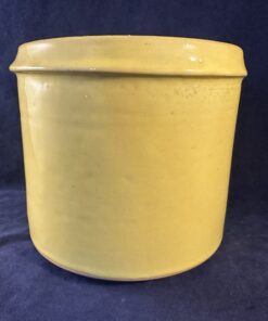 Rosenthal gele cachepot Ø 11,5 cm hoog 10,5 cm ontwerp van Bjorn Wiinblad