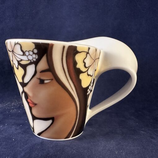Villeroy en Boch 'New wave' espressokop met schotel hoog 7 cm Ø 6 cm. - Afbeelding 6
