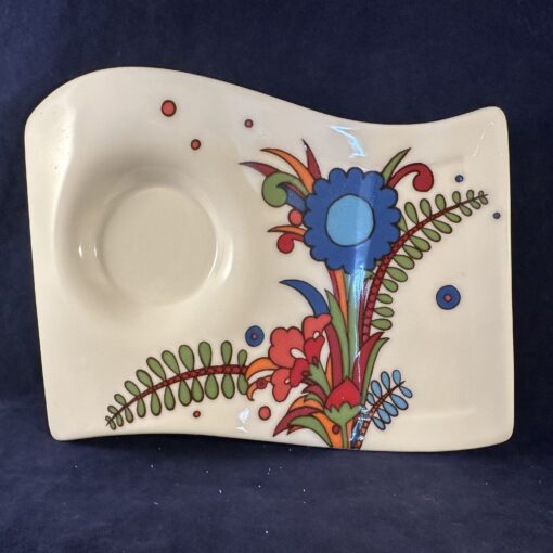 Villeroy en Boch 'New wave' Acapulco espressokop met schotel hoog 7 cm Ø 6 cm. - Afbeelding 4
