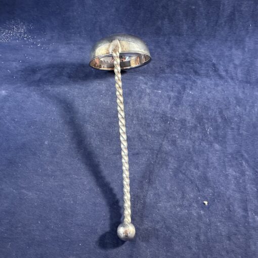 Verzilverde roomlepel lang 13 cm. - Afbeelding 4