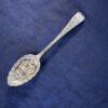 Verzilverde fruitlepel lang 18,5 cm