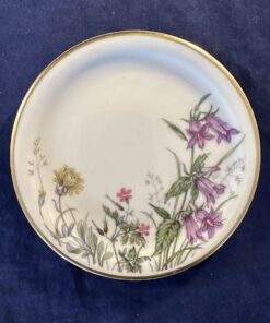Krautheim Selb Bavaria Wiesengrund petitfour schotel Ø 12,7 cm (Campanula)