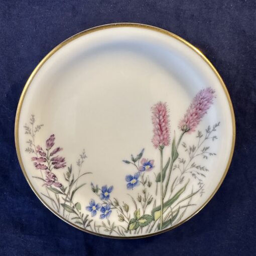 Krautheim Selb Bavaria Wiesengrund petitfour schotel Ø 12,7 cm (Vergeetmijniet)