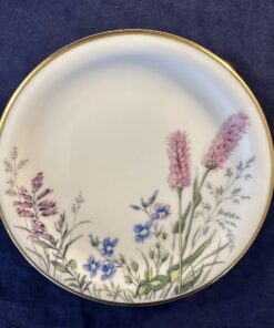 Krautheim Selb Bavaria Wiesengrund petitfour schotel Ø 12,7 cm (Vergeetmijniet)