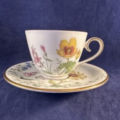 Krautheim,Selb Bavaria Wiesengrund espresso kop en schotel, hoog 5 cm, Ø kopje 6,5 cm Scene J