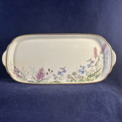 Krautheim Selb Bavaria Wiesengrund kleine cake schaal, 27,5 x 12,5cm.