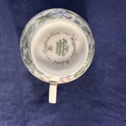 Krautheim,Selb Bavaria Wiesengrund koffiekop en schotel, hoog 6 cm, Ø kopje 8 cm (scene H) - Afbeelding 3