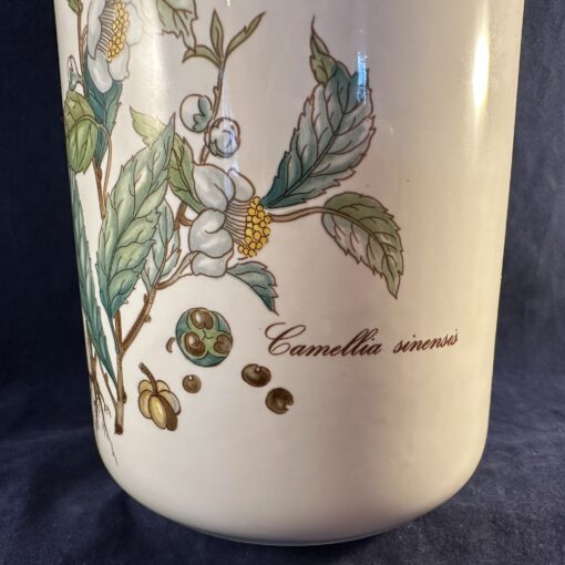 Villeroy en Boch Botanica voorraadpot met houten deksel, hoog 17 cm, Camellia sinensis - Afbeelding 3