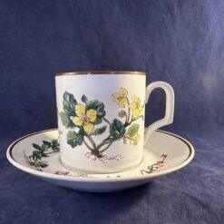Villeroy en Boch Botanica koffiekop en schotel, Ø kop 6,8 cm, hoog 6,8 cm ( Chelidonium Majus)