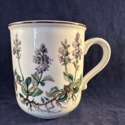 Villeroy en Boch Botanica beker / mok met oor, hoog 9 cm, Veronica officinalis