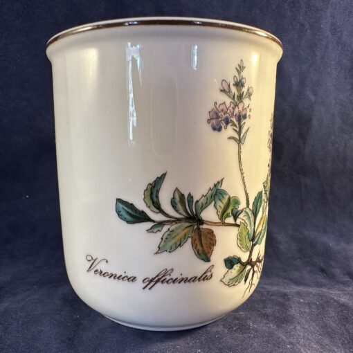 Villeroy en Boch Botanica beker / mok met oor, hoog 9 cm, Veronica officinalis - Afbeelding 2