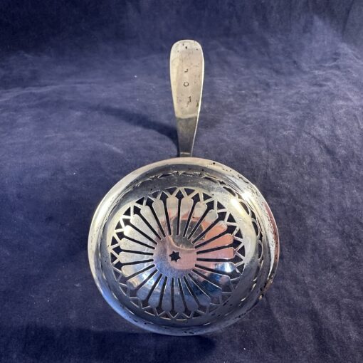Zilveren poedersuikerlepel lang 16 cm. - Afbeelding 4