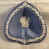 Wedgwood Jasperware lichtblauwe asbak/bakje in hartvorm Ø 11,3 cm