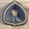 Wedgwood Jasperware lichtblauwe asbak/bakje in hartvorm Ø 11,3 cm