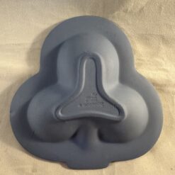 Wedgwood Jasperware lichtblauwe asbak/bakje in klavervorm Ø 11,3 cm - Afbeelding 2