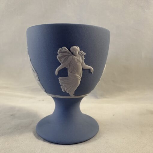 Wedgwood Jasperware lichtblauw eierdopje hoog 6,5 cm Ø 5 cm - Afbeelding 3